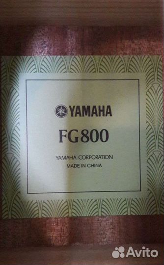 Акустическая гитара Yamaha FG800 natural