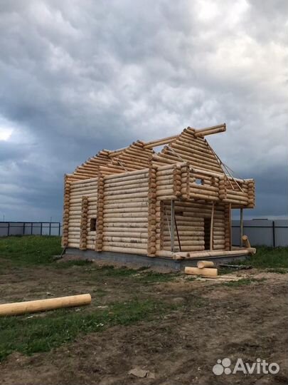 Срубы домов и бань