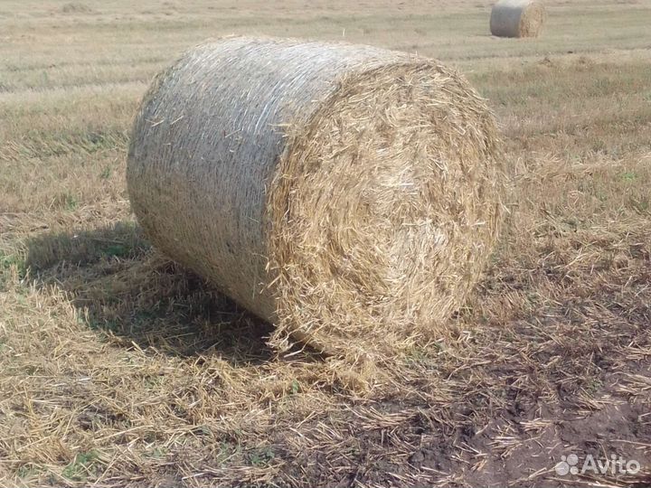 Солома в рулонах