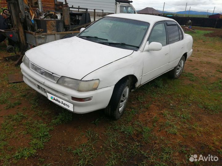 Toyota Corolla 1.6 МТ, 1990, битый, 165 538 км