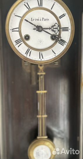 Старинные настенные часы Le roi a Paris