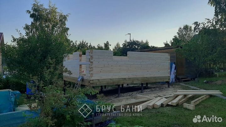 Бани из профилированного бруса