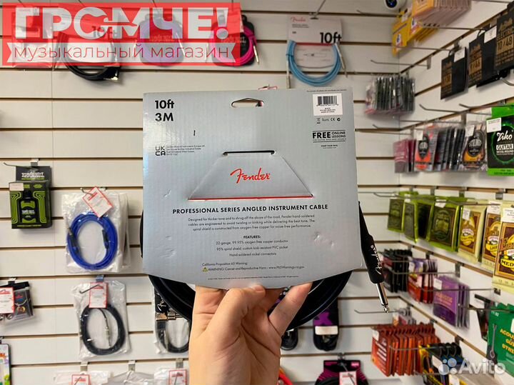 Кабель инструментальный Fender original series