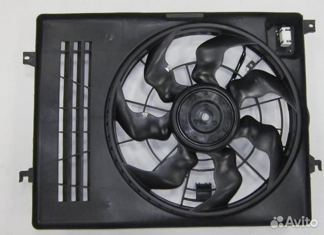 Ix35 + Мотор+вентилятор радиатора охлаждения с кор