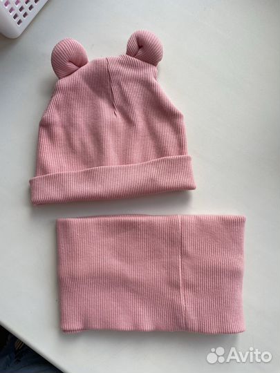 Шапка и снуд для девочки