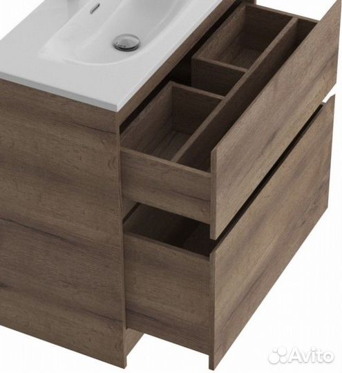 Мебель для ванной BelBagno Kraft-39-800-PIA-BB-8099-3-80 Rovere Tabacco