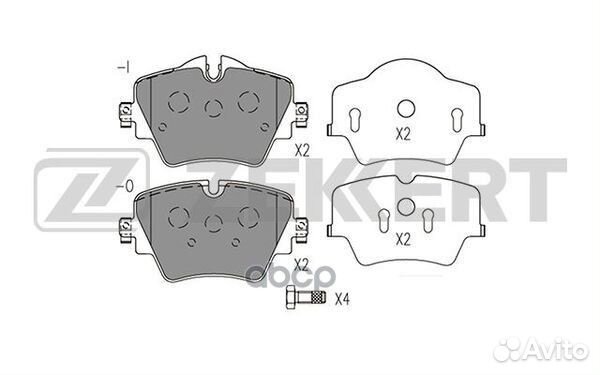 Колодки торм. диск. передн./задн. BMW 1 (F40) 1
