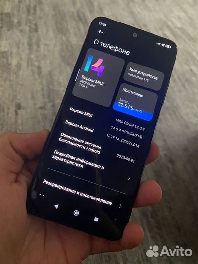 Xiaomi Redmi Note 11S, 6/128 ГБ