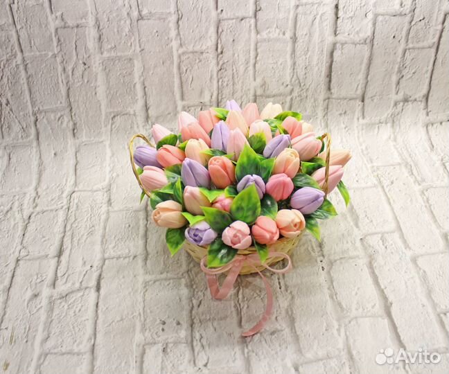 Цветы подарочные композиции из мыла ручной работы