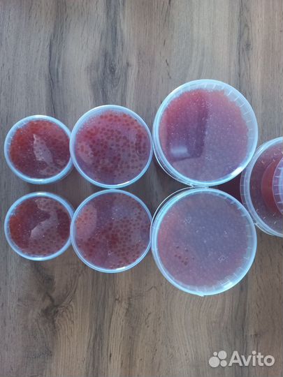 Красная икра кета