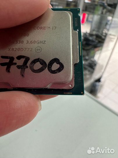 Процессор бу Core i7-7700 LGA1151 3,6 ghz скол