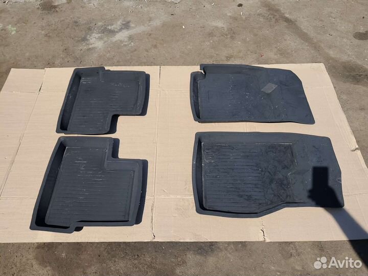 Коврики салон резиновые Hyundai Accent 2 00-12г