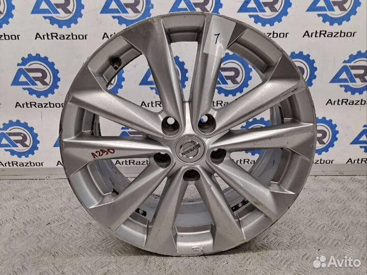 Литые диски Nissan Qashqai R17 5x114.3