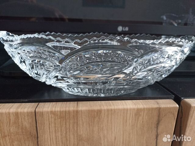 Салатница хрустальная СССР