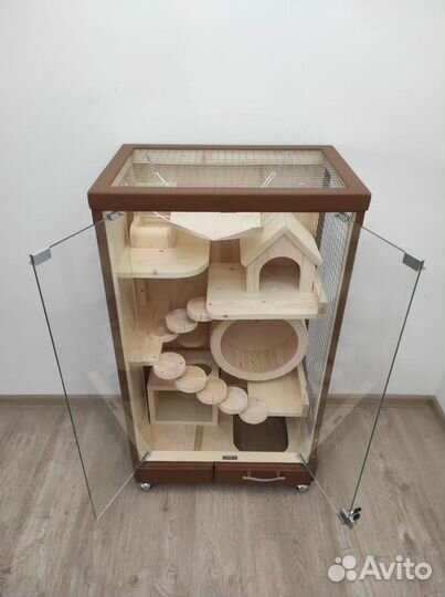 Витрина для шиншиллы, белки, ласки, бурундука