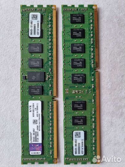 Оперативная память Kingston DDR3 ECC 4GB 1600 MHz