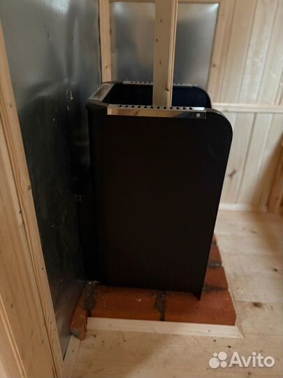 Перевозная баня из бруса 2.3 x 4 м. под ключ