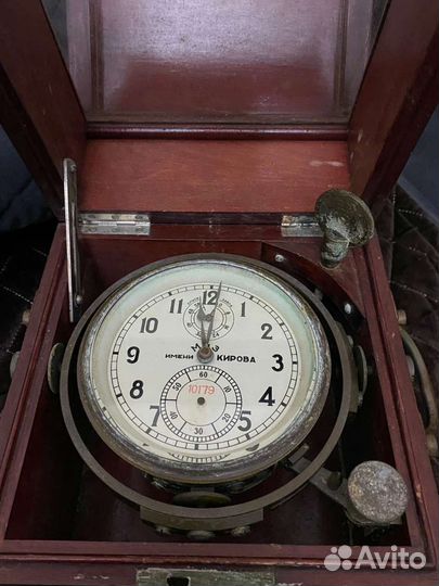 Морской хронограф 1920 х гг мчз им. Кирова рабочие