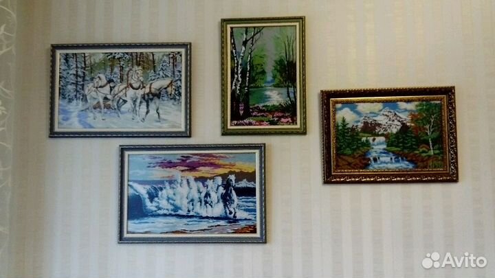 Картина бисером большая