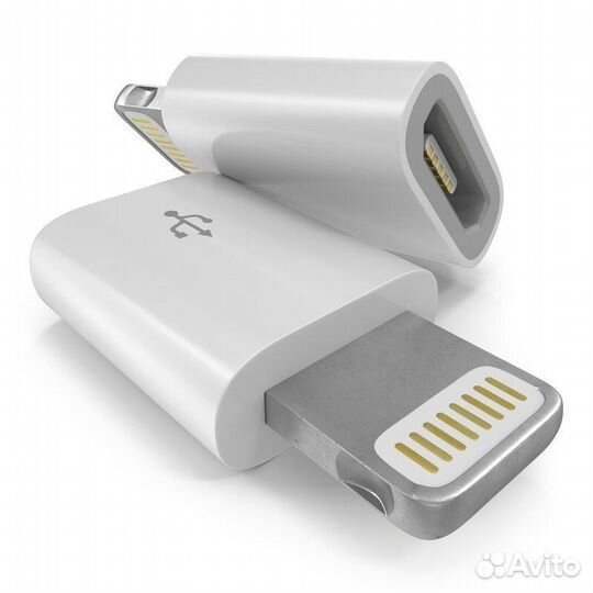 Переходник адаптер lighting micro usb