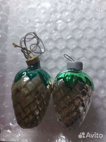 Елочные игрушки СССР. Шишки