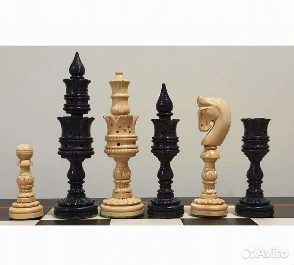 Шахматы Индия Лотос утяжелённые 4,25