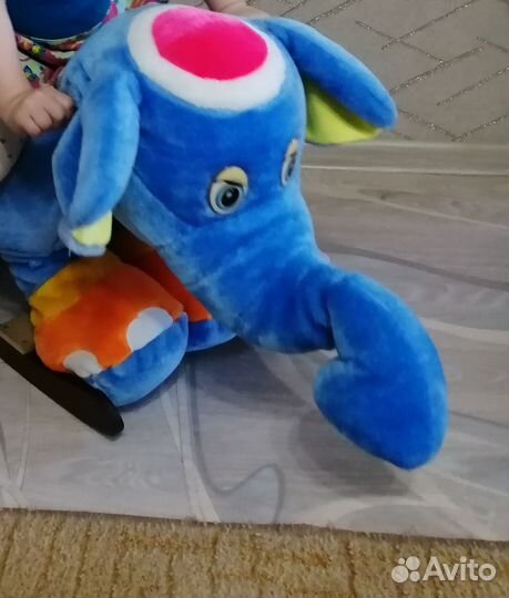 Детская качалка слоник