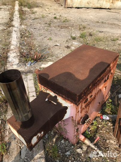 Твердотопливный котел чугунный