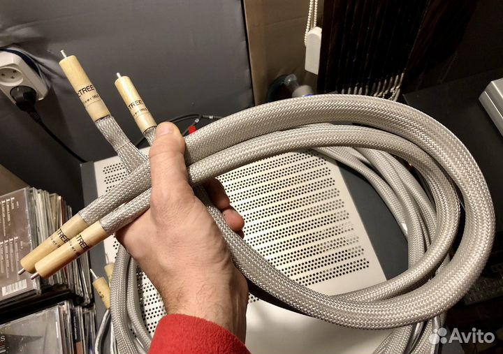 Кабель Rca чистое серебро 999