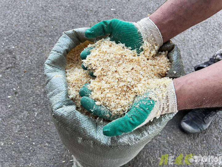 Опилки древесная стружка сухие