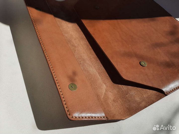 Чехол для ноутбука из натуральной кожи