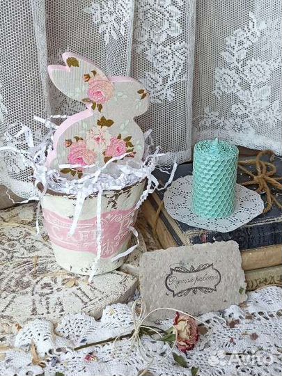 Зайка игрушка деревянная