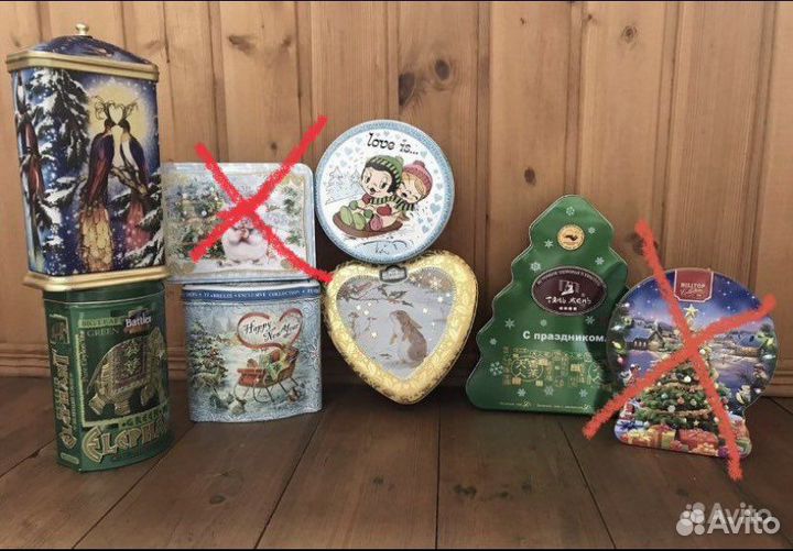 Жестяные банки и коробки/музыкальные/разборные