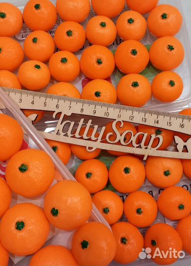 Мандарин мыло ручной работы