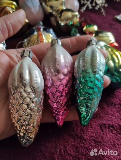 Елочные игрушки СССР