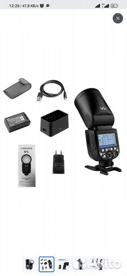 Фотовспышка Gobox v1 для Fujifilm