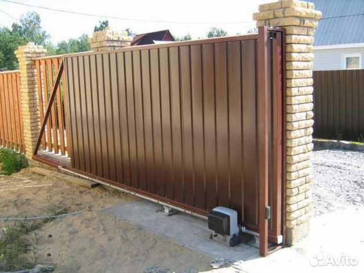 Откатные ворота 