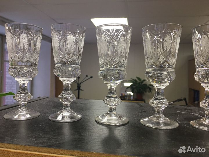 Набор фужер. Европа времён СССР