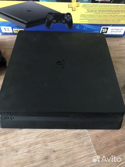 Sony playstation 4 slim 1 tb с играми