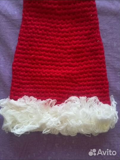 Новогодний колпачок для новорождённого