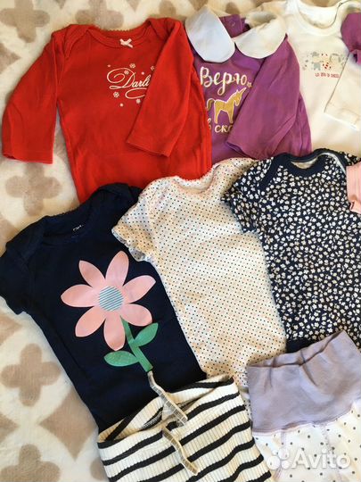 Детские вещи пакетом от 0 до 3 для девочки