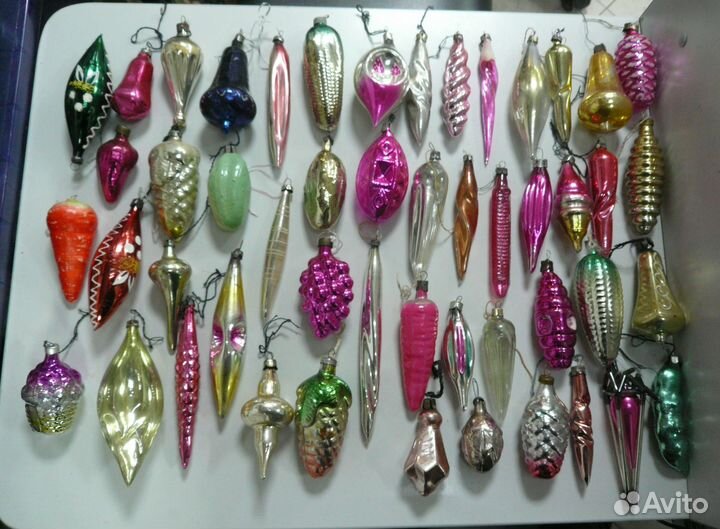 Елочные игрушки СССР к Новому году