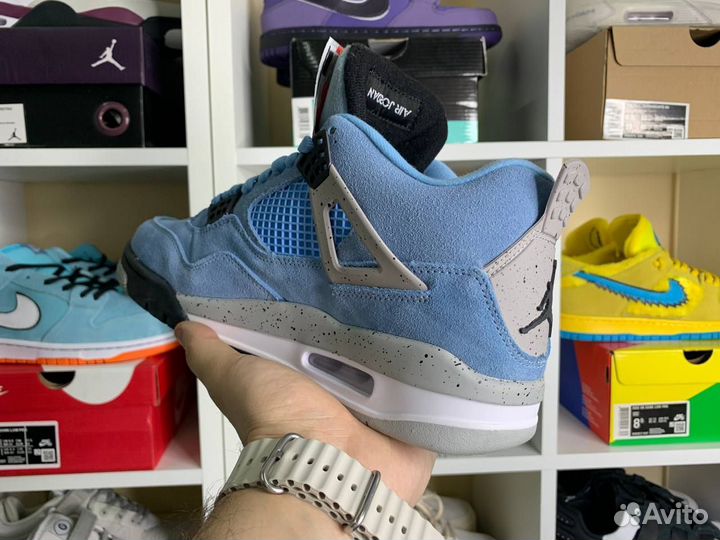 Кроссовки Nike Air Jordan 4 retro university blue