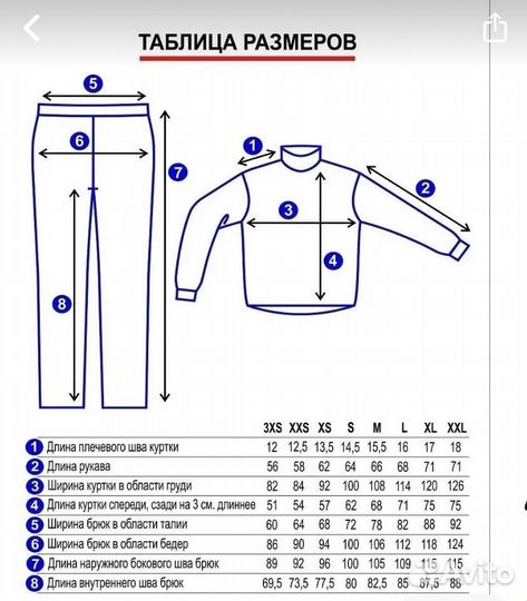 Спортивный костюм лыжный