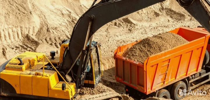 Песок строительный с доставкой