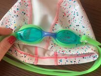 Шапочка для бассейна детская и очки детские