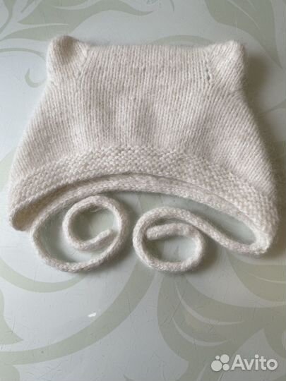 Чепчик вязаный детский