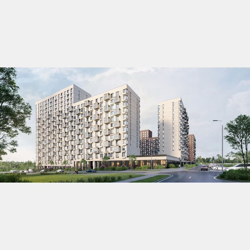 1-к. квартира, 35,2 м², 3/17 эт.