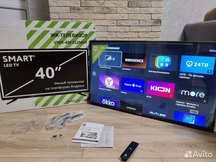 Новые Тв Hi vhix-40F152MSY(Smart TV Алиса)