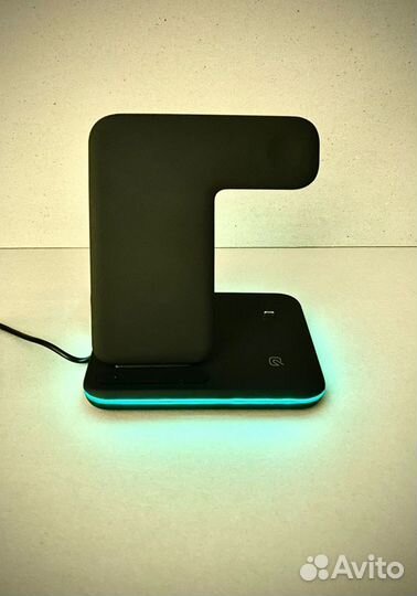 Беспроводная зарядка для Айфон и Андроид 3 в 1